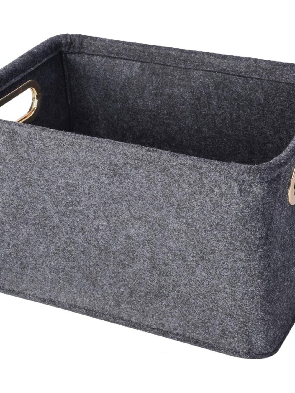 Collapsible Storage Bins Foldable Felt Fabric Storage Basket Organizer Boxes Con - Picture 1 of 8